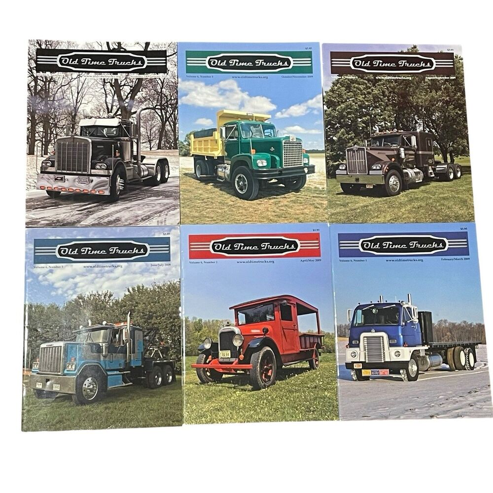 OLD TIME TRUCKS Magazine Lot 6 Issues Complete Volume 6 2009 2010